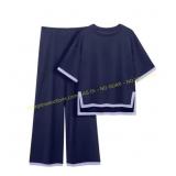 MINTREUS Women s Cotton 2-Piece Loungewear Set