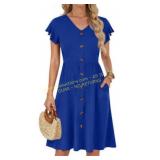 M Fantaslook Women s Summer Dress, V Neck