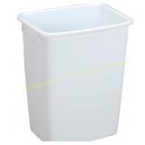 Rubbermaid 36-Qt White Open Wastebasket