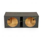QPower QBASS 10' MDF Sub Enclosure, Charcoal