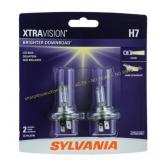 2pk 2 ct Sylvania H7 XtraVision Halogen Bulbs
