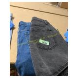 Sz 12 Black and Blue denim shirts