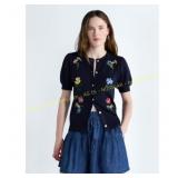 M Free Assembly Embroidered Cardigan