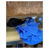 L bonded square neck bra & L blue skort