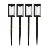 GTX Vintage-Style LED Solar Pathway Lights 4PK