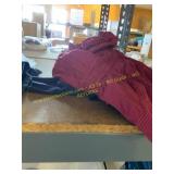 XL Purple Top and XL Red skirt