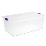 4ct Sterilite 110qt Clear View Bin with Latch
