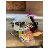 Bath suit pieces in assorted sizes