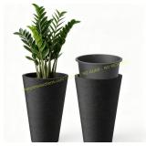 Kante 2-Pack 13' Tall Planters (Brunish Black)