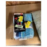 6 glow Wands & 2 pc beach towels