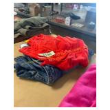 L Red dress & Sz 18 Denim Shorts
