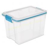 Damaged Sterilite 20 qt Clear Latch Box 16.125 D