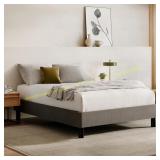 Nectar Bamboo Platform Bed Frame, Queen
