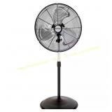 Pro High Velocity 20' Black Oscillating Fan