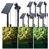 All Night Solar Spot Lights 2500mAh 6 Pack