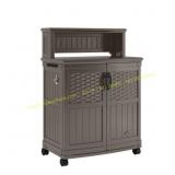Suncast Patio Storage & Prep Station Cart