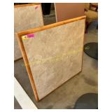 Sq dining table with leg