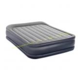 Queen Dura Beam Deluxe Pillow Airbed with Pump