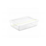 Damaged 10 Sterilite 28 qt Storage Box with White