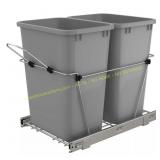 Rev-a-shelf Double Pull-Out Trash Can 35 Qt