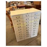 Metal filing cabinet