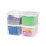 Damaged IRIS 4 Pack File Box Letter/Legal Size