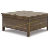 Ashley Moriville Rustic Table with Storage