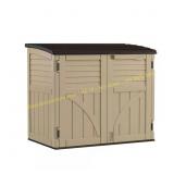 Resin Horizontal Shed 2ft8in x 4ft5in
