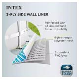 COMPLETE? Intex 12ft x 30in Prism Frame Pool