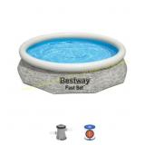 COMPLETE? Bestway Fast Set 10' x 26' Pool Set