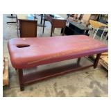 Massage table