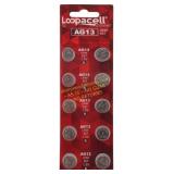 2ct LOOPACELL AG13 LR44 Button Cell Battery 10 Pac