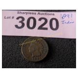 1891 Indian head penny