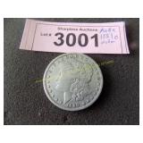 Uncirculated 1889 O Morgan silver dollar