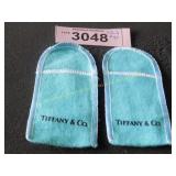 2 Tiffany jewelry cloth bags