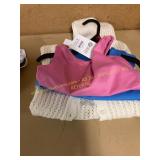 Pink & blue longline bra & Bridgerton XS cardigan