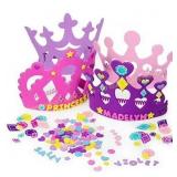 Fabulous Foam Princess Crowns - Craft Kits 2ct