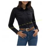 S Wrangler Women's Western Long Sleeve Shirt