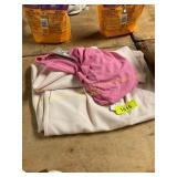 Size 14 trouser & pink L tank top