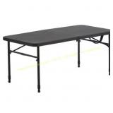 Mainstays 40' Plastic Folding Table, Black