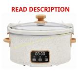 The Pioneer Woman 6 Qt Digital Slow Cooker NO LINE
