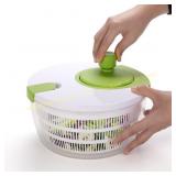 Green Glaze 4qt Salad Spinner, BPA Free