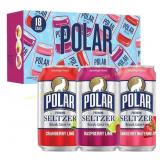 Polar Seltzer Water Berries Pack, 31 cans