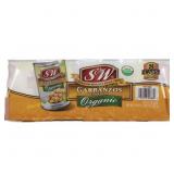 6 S&W Organic Garbanzo Beans 15.5 oz Can