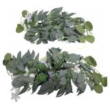 FABULETTA Dusty Blue Artificial Flower Bouquet