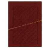 Mainstays Dylan Diamond Rug, Red 1'8'x2'6'