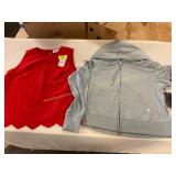 Zip up hoodie Sz M & Women s Tank top Sz M