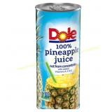 24 DOLE 100% Pineapple Juice