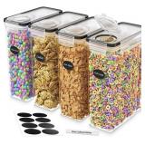 DW LLZA Kitchen Cereal Containers Set of 4