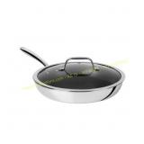 T-fal Ceramic HybridMesh 12.5' Frypan with Lid